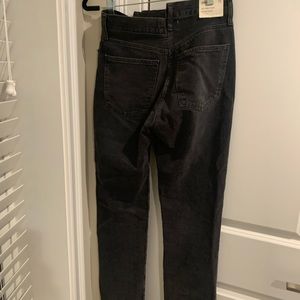 Agolde Size 25 90s pinch waist jeans with cross over buttons